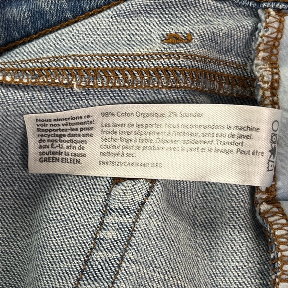 SOLD! Eileen Fisher Organic Cotton Boyfriend Jeans - Picture 9 of 10